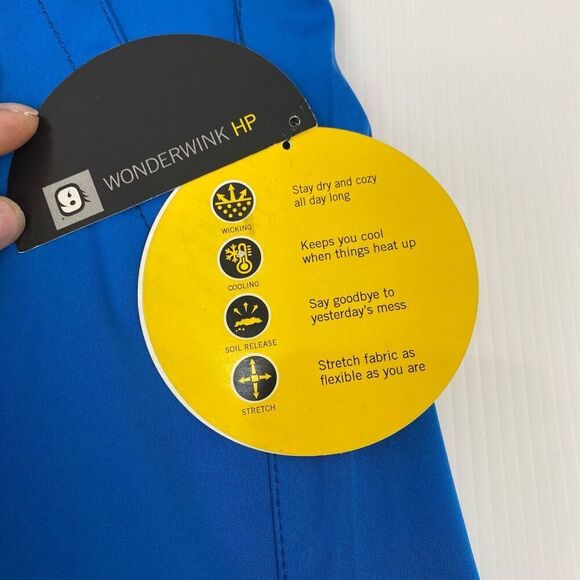 NWT WonderWink Wonderwork 5212 UnisexAdult Drawstring Cargo Scrub Pants Blue XXS - Picture 13 of 16